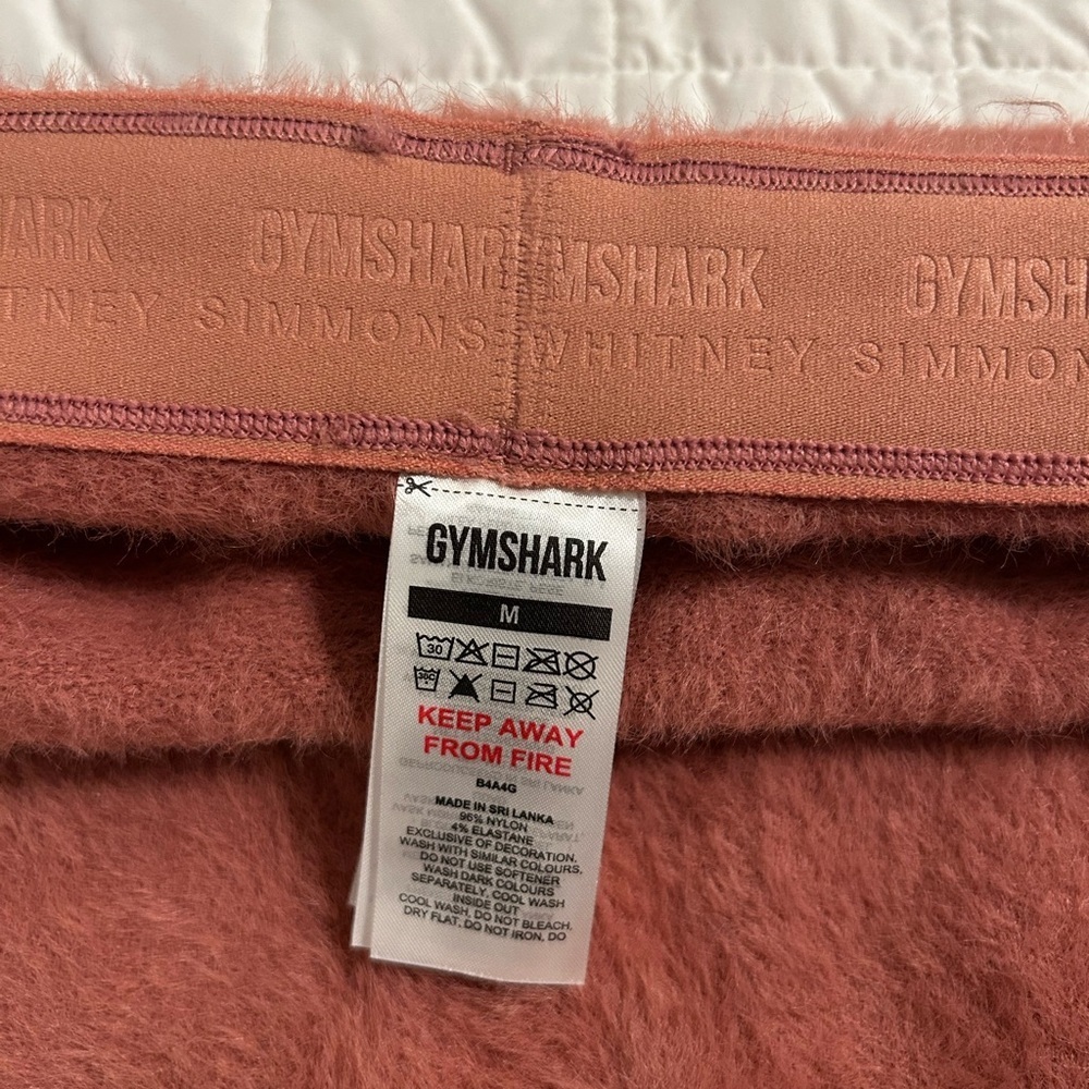 NEW Gymshark x Whitney Simmons Eyelash Knit Biker Shorts | Size M | NWOT - Picture 3 of 7
